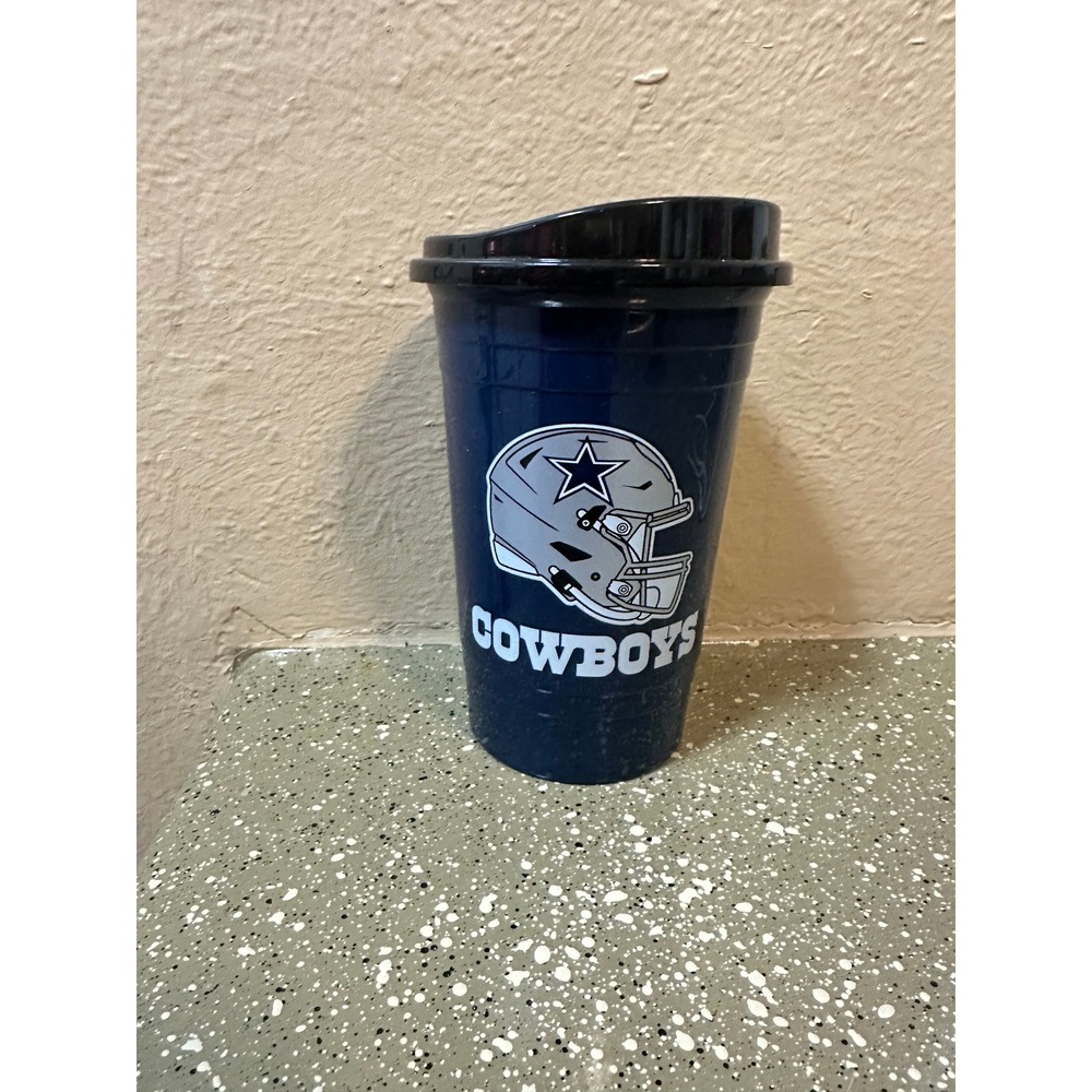 Dallas Cowboys NFL Travel Tumbler Mug 20oz Insulated‎ Lid Reusable